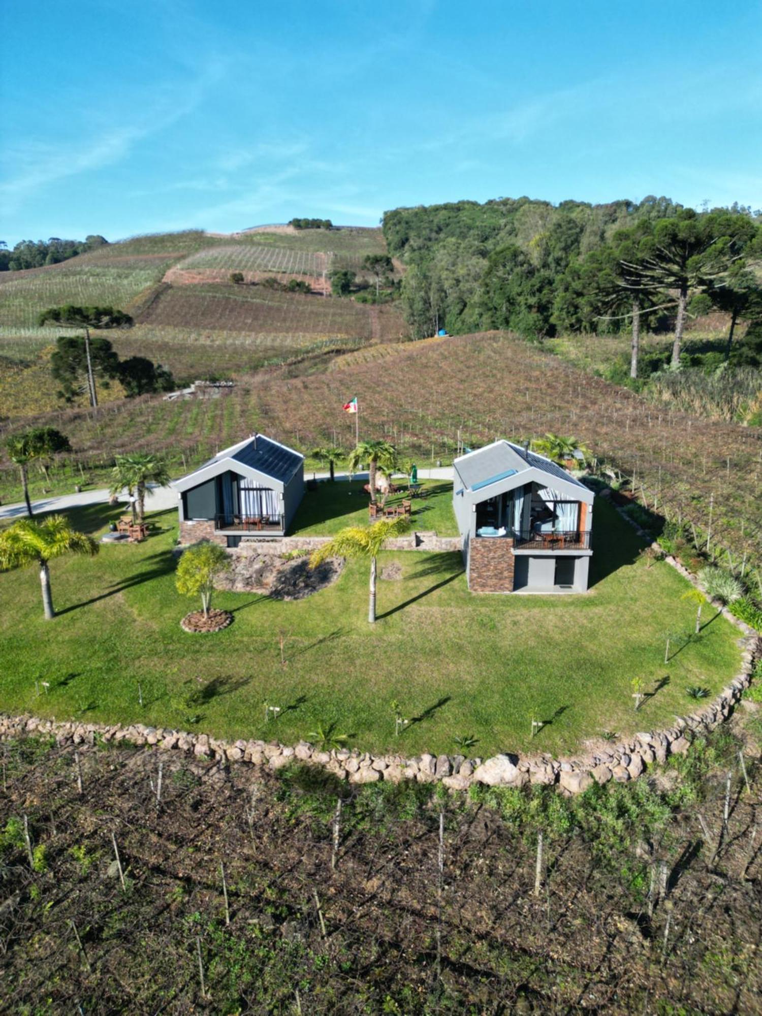 Cabanas Le Vigne Pinto Bandeira Exterior foto