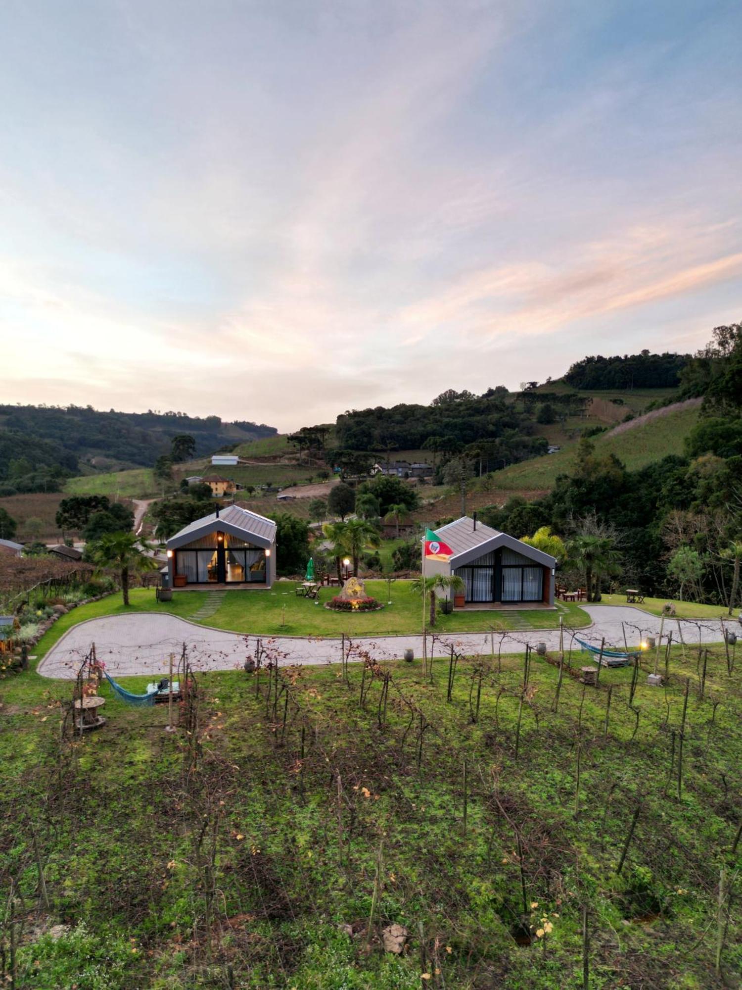 Cabanas Le Vigne Pinto Bandeira Exterior foto